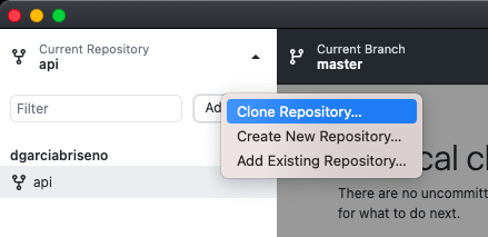 clone repository